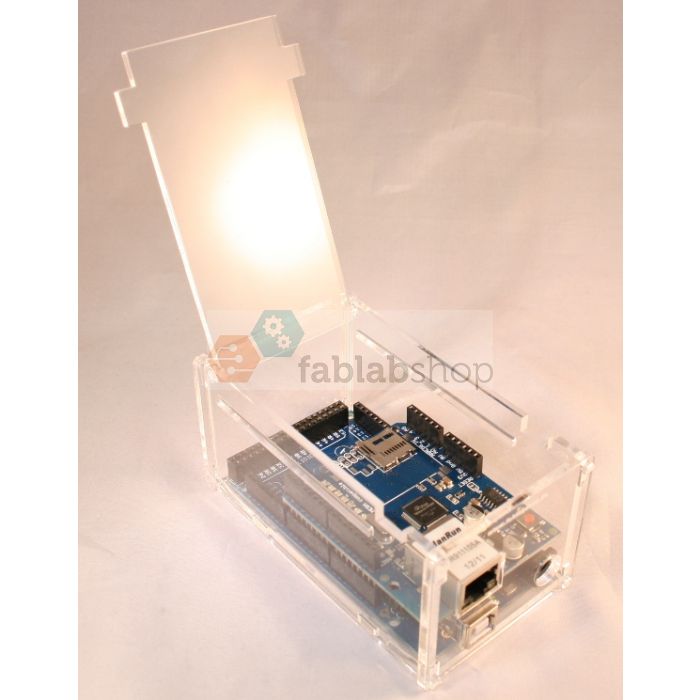 Plexiglas-Gehäuse für Arduino Mega mit Ethernet-Shield